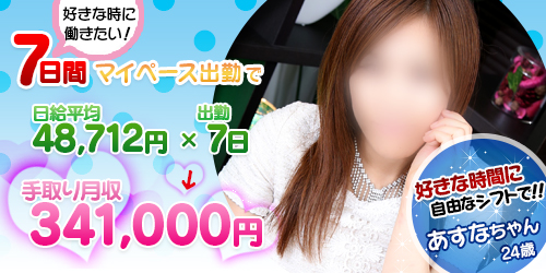 スマイルガールズ「あすなちゃん」の給料明細